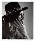 Jimi Hendrix Original Baron Wolman Signed Original Limited Edition Photograph
