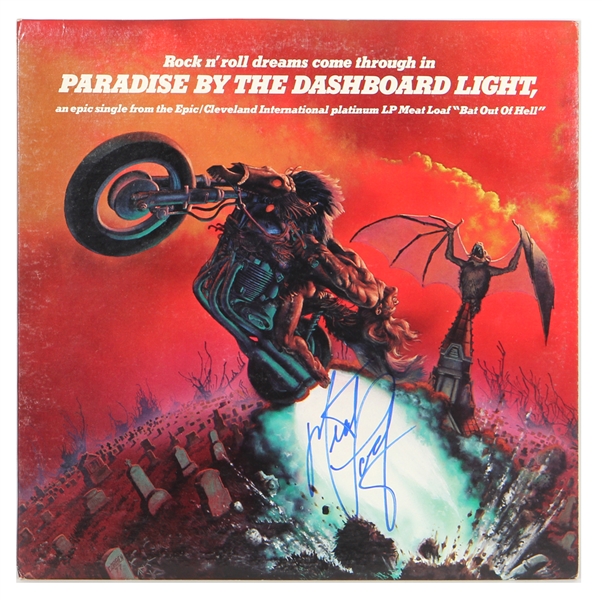 Meat Loaf Signed "Paradise by the Dashboard Light" Demo Album