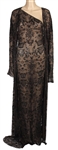 Whitney Owned & Worn Stunning Shear Elaborate Beaded Long Stage Dress and Jacket