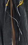 Janet Jackson Doesn't Really Matter Music Video Worn Black Faux Snakeskin Long Jacket with Microphone Equipment