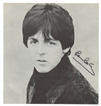 Paul McCartney Signed Oversized Photograph (JSA & REAL)