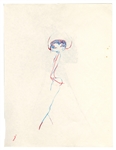 Miles Davis Original “Betty Davis Eyes” Signed Artwork