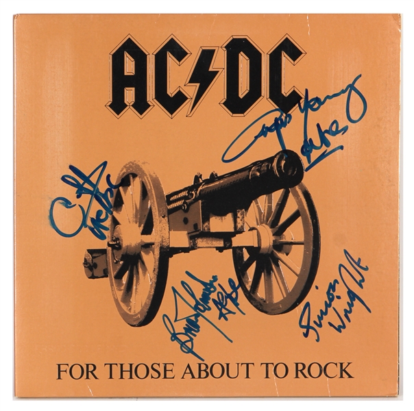 AC/DC Signed "For Those About to Rock" Album