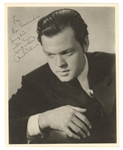 Orson Welles Signed & Inscribed Original Publicity Photograph