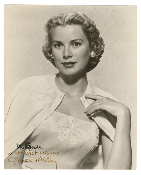 Grace Kelly Signed & Inscribed Photograph (JSA)