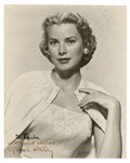 Grace Kelly Signed & Inscribed Photograph (JSA)