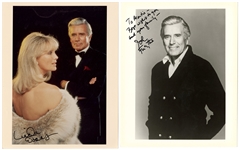 John Forsythe and Linda Evans Signed "Dynasty" Photographs