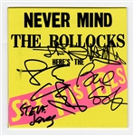 Sex Pistols Band Signed “Never Mind The Bollocks” CD Cover (REAL)