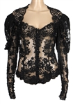 Fleetwood Mac Stevie Nicks "Tango In the Night" Concert Tour Stage Worn Black Lace Jacket Top