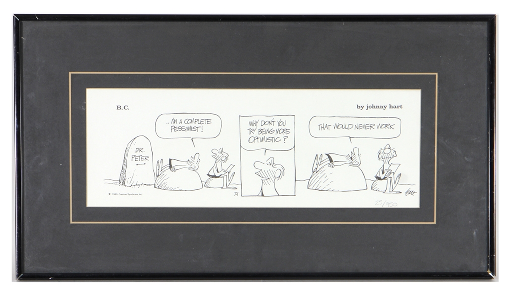 "B.C." Original Limited Edition Comic Lithograph