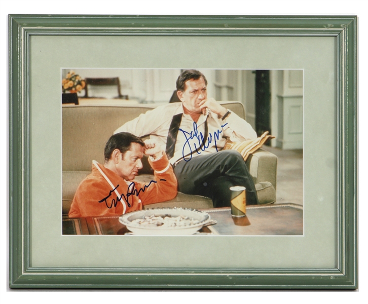 Jack Klugman and Tony Randall Signed "The Odd Couple" Photograph