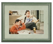 Jack Klugman and Tony Randall Signed "The Odd Couple" Photograph