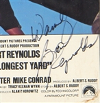 Burt Reynolds Signed The Longest Yard Movie Lobby Card