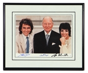 Liza Minnelli, John Gielgud and Dudley Moore Signed "Arthur Photograph"