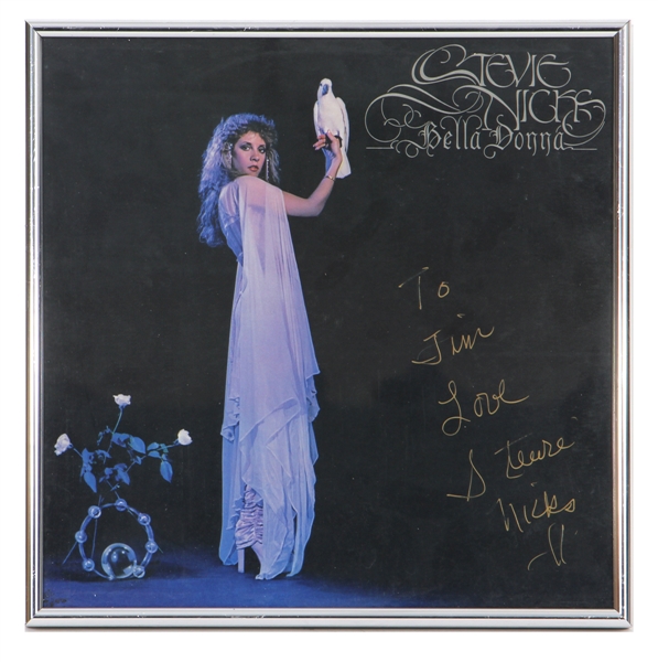 Stevie Nicks Signed & Inscribed "Bella Donna" Album (REAL)