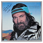 Willie Nelson Signed & Inscribed "Always on My Mind" Album