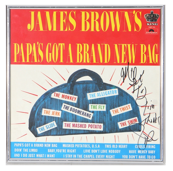 James Brown Signed & Inscribed "Papas Got a New Bag" Album