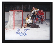 Bernie Parent Signed & "HOF 84" Inscribed Photograph