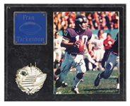 Fran Tarkenton Signed Photograph Plaque