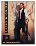 Roger McGuin Signed "Back From Rio" Album Promotion Poster