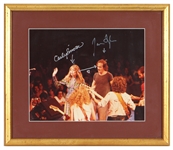 Carly Simon & James Taylor Signed Photograph