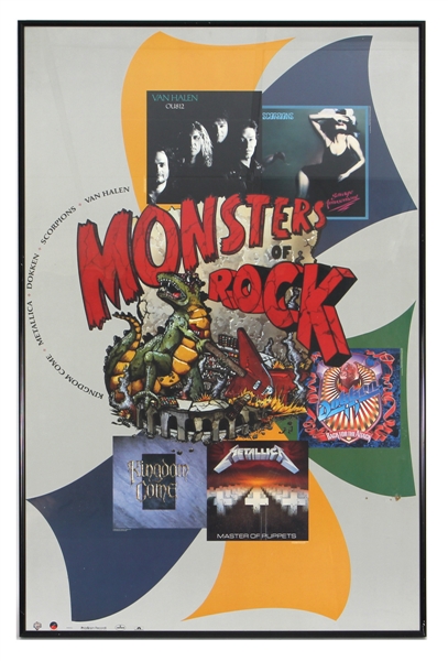 Monsters of Rock Poster