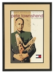 Pete Townshend Signed & Inscribed Concert Poster