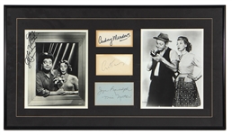 The Honeymooners Cast Signed Display
