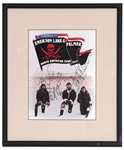 Emerson, Lake & Palmer Band Signed 1977 Concert Poster