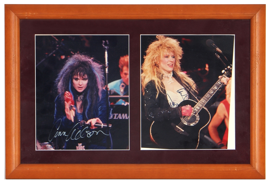 Heart Ann Wilson & Nancy Wilson Signed Photographs