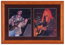 Allman Brothers Band Gregg Allman & Dicky Betts Signed Photographs