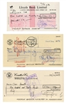 Queen Signed Lloyds Bank Limited and Coutts & Company London Cheques