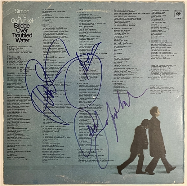 Simon and Garfunkel Signed “Bridge Over Troubled Water” Album (REAL)