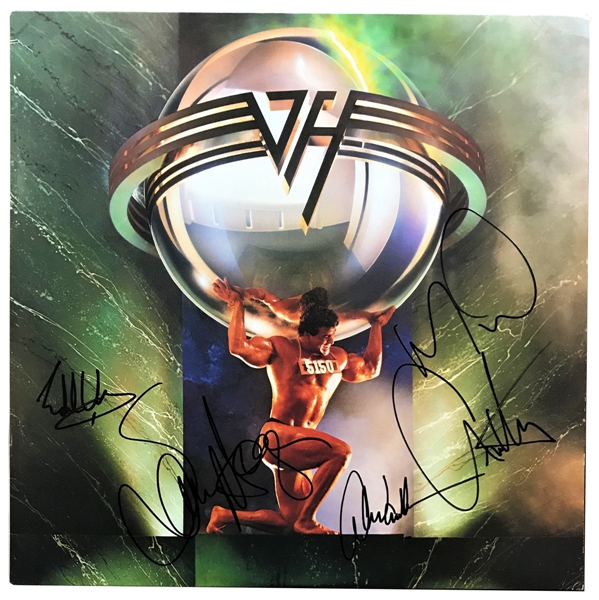 Van Halen Band Signed “5150” Album (REAL)