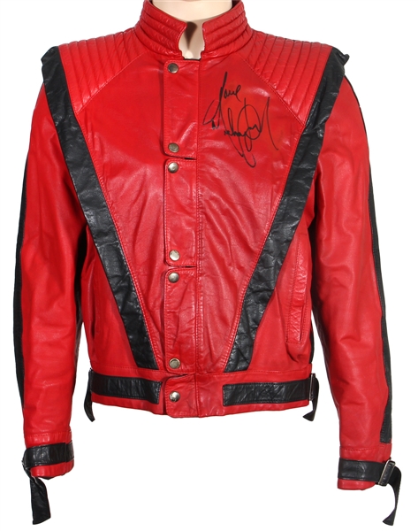 Michael Jackson Signed Rare "Thriller" Replica Jacket (JSA)