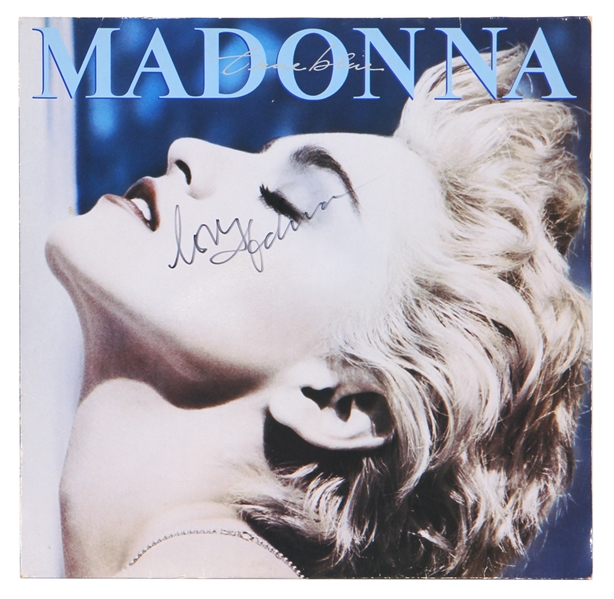 Madonna Signed “True Blue” Album (REAL)