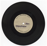 Pink Floyd Extremely Rare 1967 Studio Acetate Lacquer Disc “Arnold Layne”