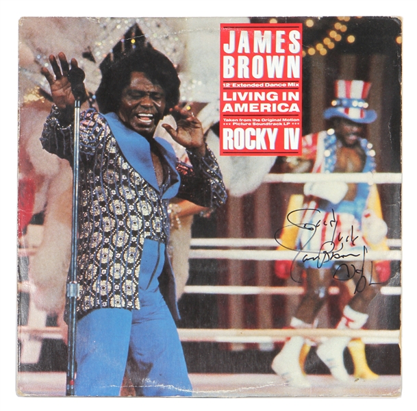 James Brown Signed “Living in America” Album