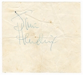 Jimi Hendrix Autograph (JSA & REAL)