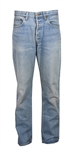 Stevie Ray Vaughan Stage Worn and 2X Hand Initialed Denim Jeans