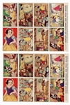 Walt Disney Vintage Original "Snow White" Poster Stamps