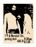 Bruce Springsteen Steel Mill Original 1970 Concert Ticket