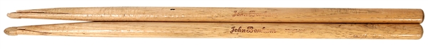John Bonham 1975 Stage Used & "Presence" Studio Used Custom Drum Sticks