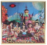 Rolling Stones "Their Satanic Majesties" Promotional Oversized 3-D Lenticular Album Cover Display