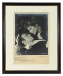 John Beal Signed and Inscribed Vintage Original Photograph Featuring Katharine Hepburn