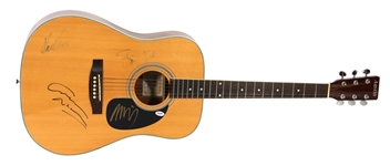 Crosby, Stills, Nash and Young Band Signed Guitar (JSA & PSA)