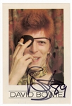 David Bowie Signed Photo Program Page (REAL)