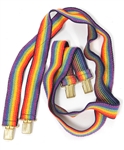 Queen Freddie Mercury Owned & Stage Worn Rainbow Suspenders