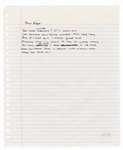 Drake Handwritten Working Lyrics Titled "Feel Right" (Beckett)