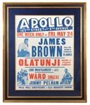 James Brown Original Apollo Theater Concert Poster